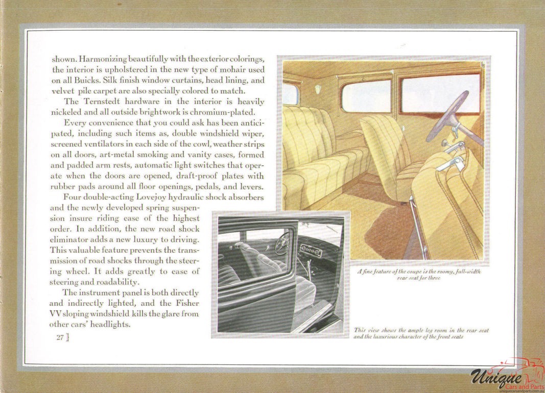 1930 Buick Brochure Page 27